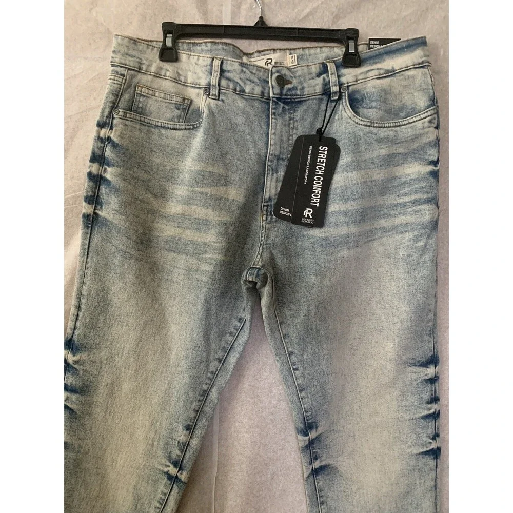 REFINERY REPUBLIC Men's Stretch Comfort Jeans Size 40 X 32 (1261) NEW